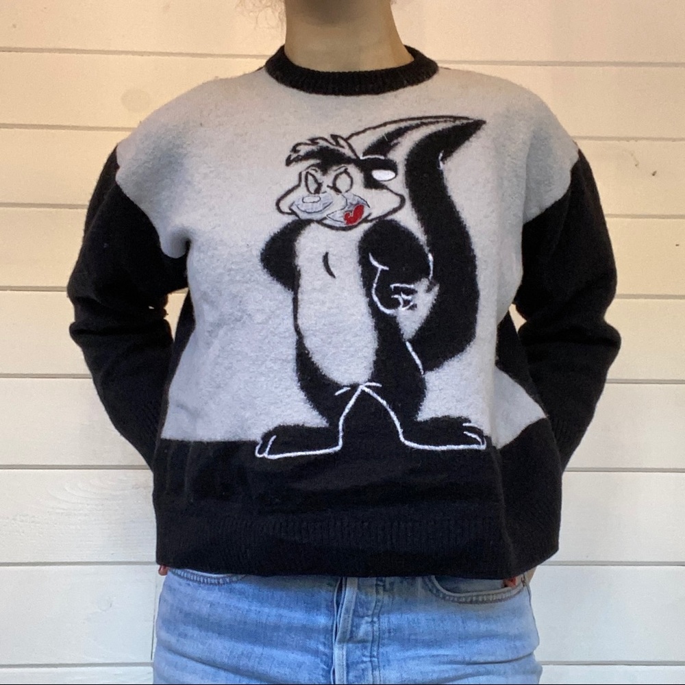 🖤amazing Looney Toons Pepe le Pew Sweater🖤